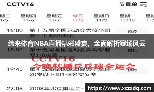 纬来体育NBA直播精彩盛宴，全面解析赛场风云